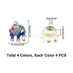 Подвески из сплава и страза&nbsp;ENAM-PH0001-41G-RS