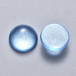 Trasparente a spruzzo verniciato cabochons di vetro&nbsp;GLAA-S190-013C-C01