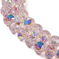 Прозрачные стеклянные бусины гальваническим пряди&nbsp;EGLA-N002-34C-C18