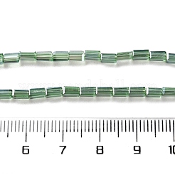 Гальваническое покрытие прозрачные стеклянные бусины нити перламутровый блеск покрытие EGLA-H106-01A-PL08