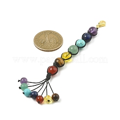 Chakra-Edelstein-Anhängerdekorationen&nbsp;HJEW-TA00078-01