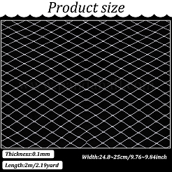 Velo di organza a rete con occhi grandi&nbsp;DIY-WH0028-81A