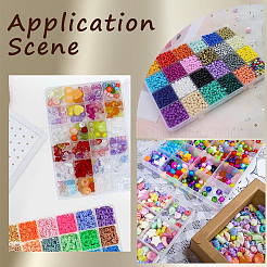 2 шт. пластиковые контейнеры для хранения бусин&nbsp;CON-SP0001-07