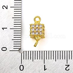 Латунные микро-паве кубические циркониевые кубические звенья соединительные подвески&nbsp;KK-A230-04G