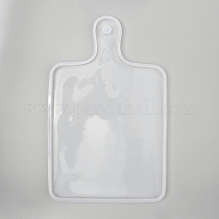 Прямоугольная ручка обеденная тарелка силиконовые Молды&nbsp;X-DIY-L021-54