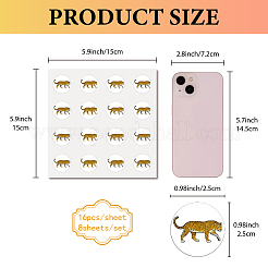 8 лист пластиковые водонепроницаемые самоклеящиеся наклейки с картинками&nbsp;DIY-WH0428-105