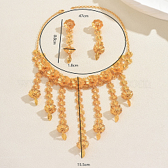 Комплекты из серег и ожерелий из сплава цветов для женщин&nbsp;MQ5653