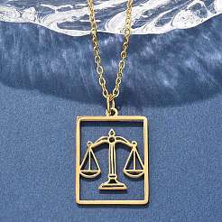 Ожерелье из нержавеющей стали 304&nbsp;NJEW-D330-01G-07