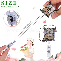 Катушка для значков из акрила и АБС-пластика AJEW-SZ0002-49C