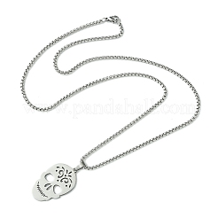 Подвеска из нержавеющей стали ожерелья&nbsp;LS-NJEW-L117-01P