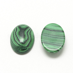 Cabochoni sintetici di malachite&nbsp;G-R415-8x10-38