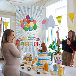 Дверное покрытие из полиэстера AJEW-WH0547-018