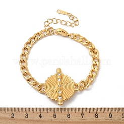 Браслеты из кубинской цепочки из нержавеющей стали 304 для женщин STAS-Z117-10G