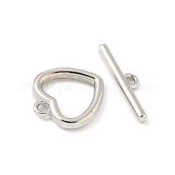 Застежки-тоглы из сплава в форме сердца FIND-B047-22P