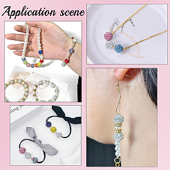 DIY-Armband-Sets zum Basteln aus runden Polymer-Ton-Strassen und ABS-Kunststoffperlen&nbsp;DIY-SP0002-87
