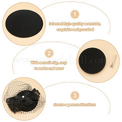 6 шт. основа для шляпы-вуалировщика из ткани ЭВА в виде капли для шляпного магазина AJEW-FG0005-05