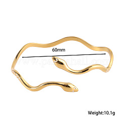 Браслеты-манжеты из нержавеющей стали 304 в форме змеи FS-WGA46EE-01