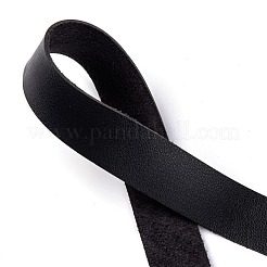 Плоские односторонние искусственные кожаные шнуры LC-WH0002-01F