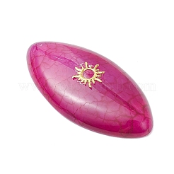 3 шт. 3 стиля окрашенных натуральных бразильских агатов кабошонов&nbsp;PALLOY-JF04017-04