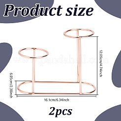 Держатели хрустальных шаров из сплава ODIS-WH0106-18RG