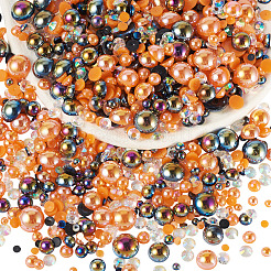 Полукруглые кабошоны из абс-пластика FIND-TAC0038-08B