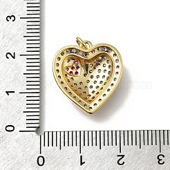 Латунные микро проложить кубического циркония подвески&nbsp;KK-C090-42G-05