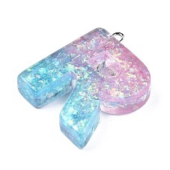 Подвески из прозрачной эпоксидной смолы&nbsp;LS-CRES-S364-002R