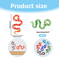 10шт. большие подвески в технике лэмпворк ручной работы&nbsp;LAMP-HS0001-11