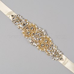 Ceinture de mariée de mariage pour robe de mariée&nbsp;AJEW-WH0223-56B