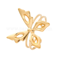 Кольца-манжеты из нержавеющей стали 304 для женщин&nbsp;RJEW-F175-01G-03