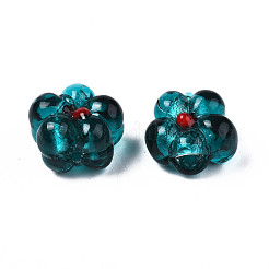 Argento fatti a mano in vetro murano lamina perline&nbsp;FOIL-T001-02D