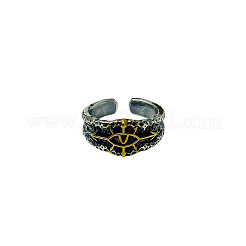 Braccialetto retrò in ottone con anelli aperti per uomo&nbsp;WG9D0D0-02