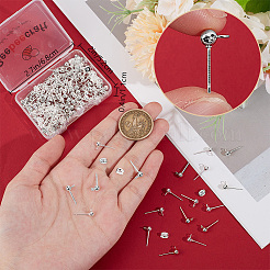 Фурнитура для сережек-гвоздиков из нержавеющей стали 304&nbsp;STAS-BBC0008-36B