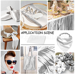 Атласная ткань из полиэстера&nbsp;OCOR-WH0082-214A