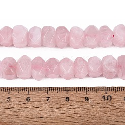 Natürlichen Rosenquarz Perlen Stränge&nbsp;G-R462-23