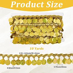 Полиэфирные ленты с плоской круглой кисточкой&nbsp;OCOR-WH20012-53C