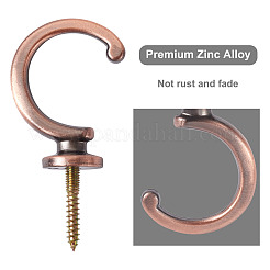 16шт. 2-х стильная вешалка из цинкового сплава FIND-SW0001-04R