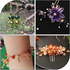 36 шт. 3 стильных латунных колпачка для бусин в виде 3D-цветка KK-FH0002-48