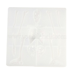 Скелет голова и тело каркас скелета силиконовая форма для Хэллоуина серия yu meiren diy капли клей гипсовые украшения шлифовка DIY-A054-15