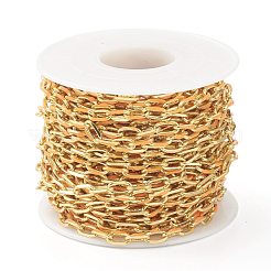 Звенья цепи из золотой латуни ручной работы CHC-M021-66B-05