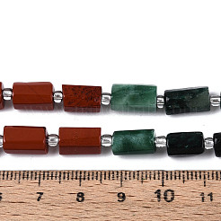 Нити бусин из натурального фуксита G-T144-15B-01