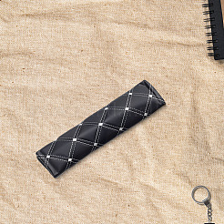 4 шт. универсальные накладки на ремни безопасности автомобиля из искусственной кожи&nbsp;AJEW-CL0001-96A