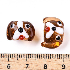 Бусины ручной работы бусины золотого песка LAMP-L079-03-M