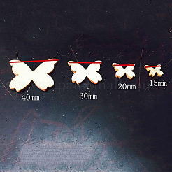 Украшения из неокрашенного дерева WOCR-PW0001-184