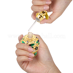 1 шт. стеклянный открывающийся флакон для духов&nbsp;AJEW-GF0004-12B