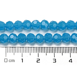 Подставки для стеклянных бусин с имитацией нефрита EGLA-A035-J6mm-D07