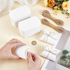 100 Stück Geschenkboxen aus Kartonpapier mit Süßigkeitenkissen&nbsp;CON-BC0008-15B