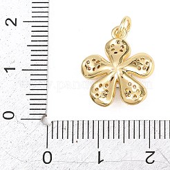 Valentinstag Messing Micro Pave klare Zirkonia Anhänger&nbsp;KK-H273-17G