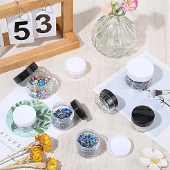 8 шт. 4 стиля 2 цвета пластиковая банка для крема из ПЭТ-пластика&nbsp;CON-CN0001-15