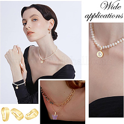 Латунные защелки на подвесных дужках&nbsp;KK-LP0001-20A